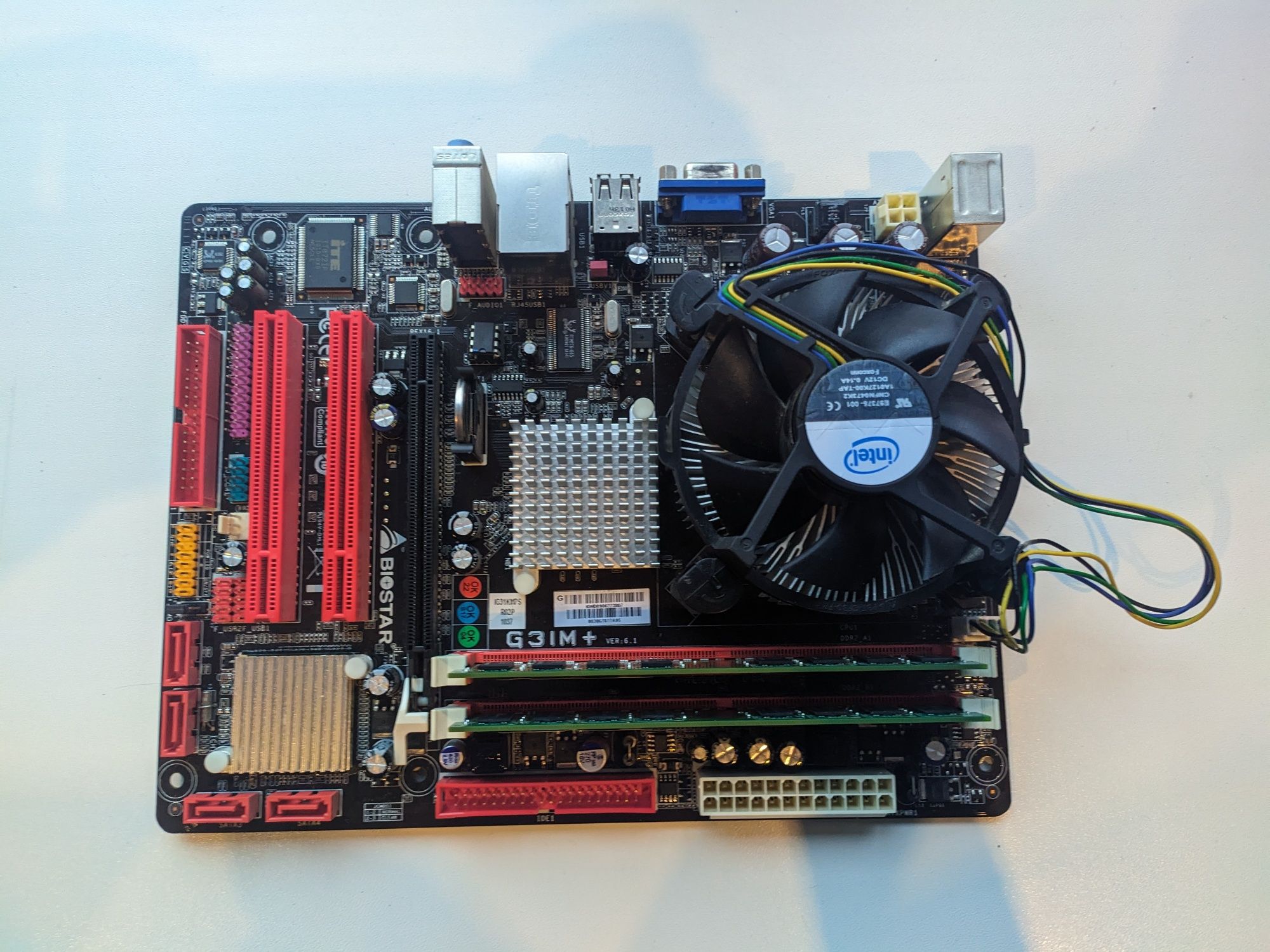 ПК Intel Pentium E5800 | 4GB DDR2 | Biostar G31M+ | без HDD/корпуса