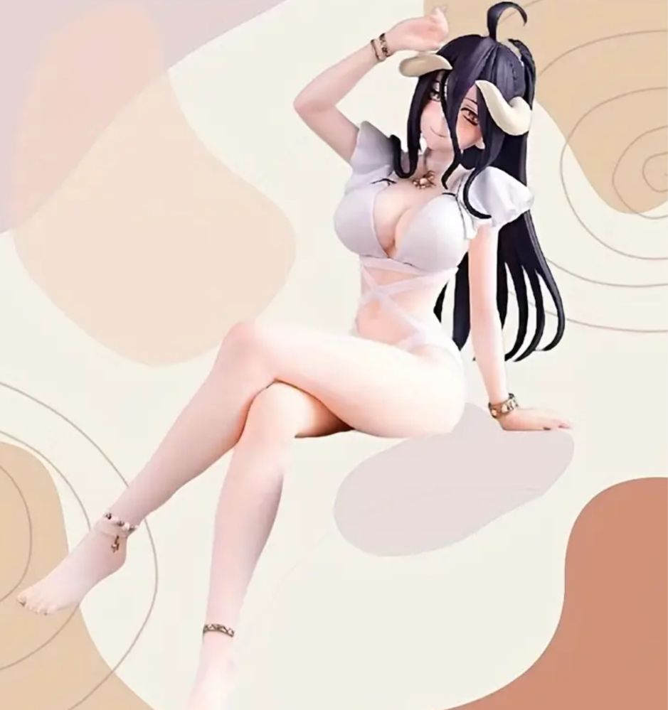 аніме фігурка «Overlord Noodle Stopper Figure Albedo Swimsuit Ver.»