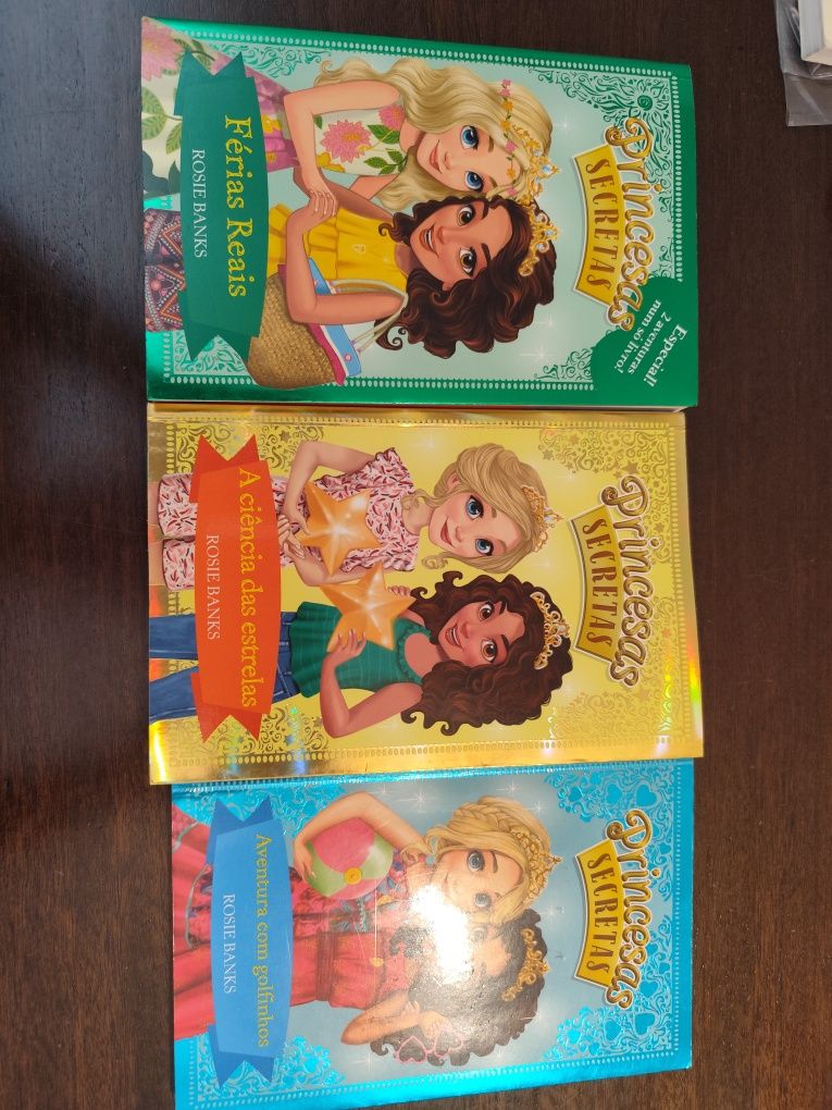 Livros As princesas, As gémeas e Luís Sepúlveda  4€ cada um