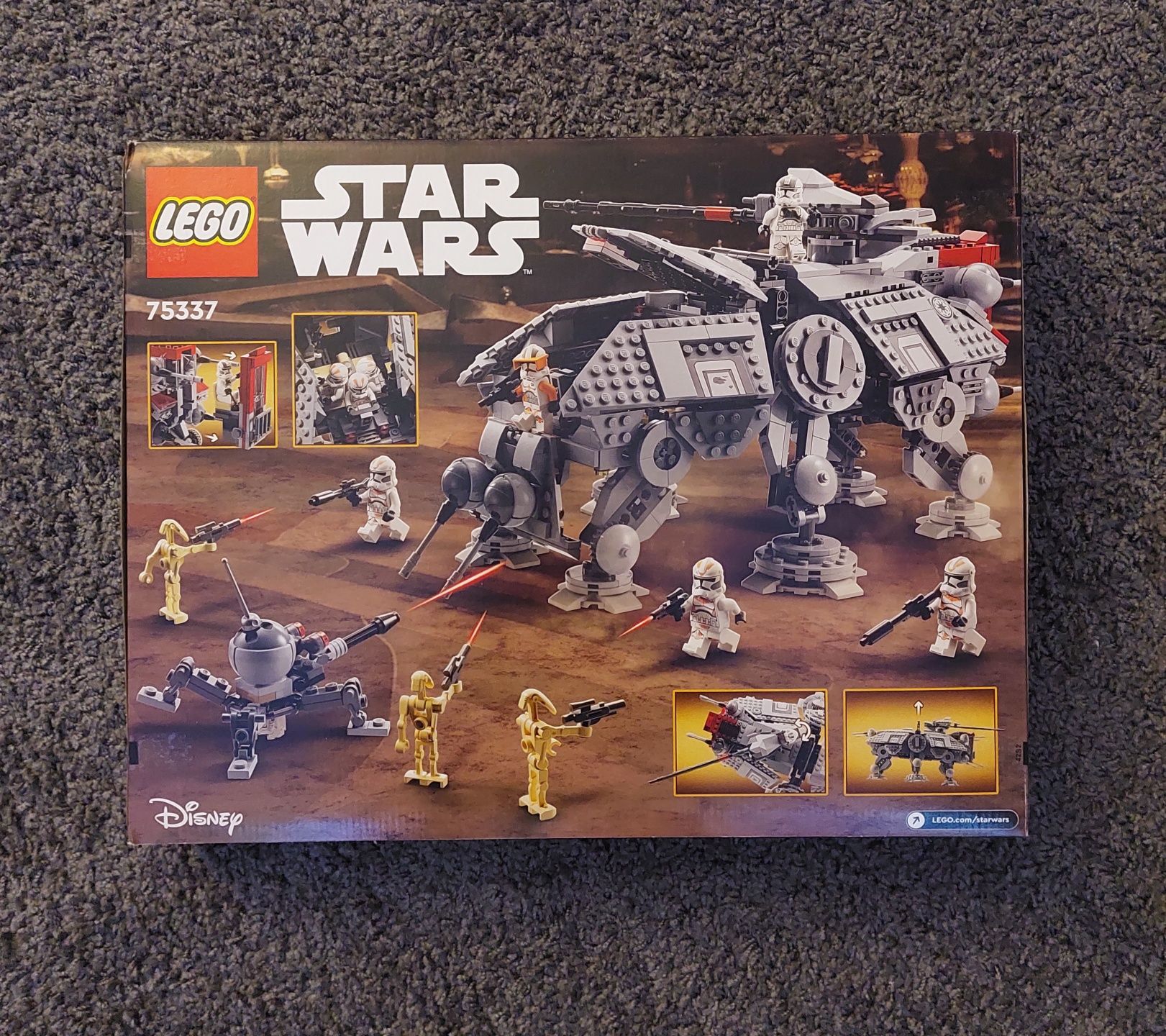 Lego 75337 star-wars maszyna kroczaca AT-TE
