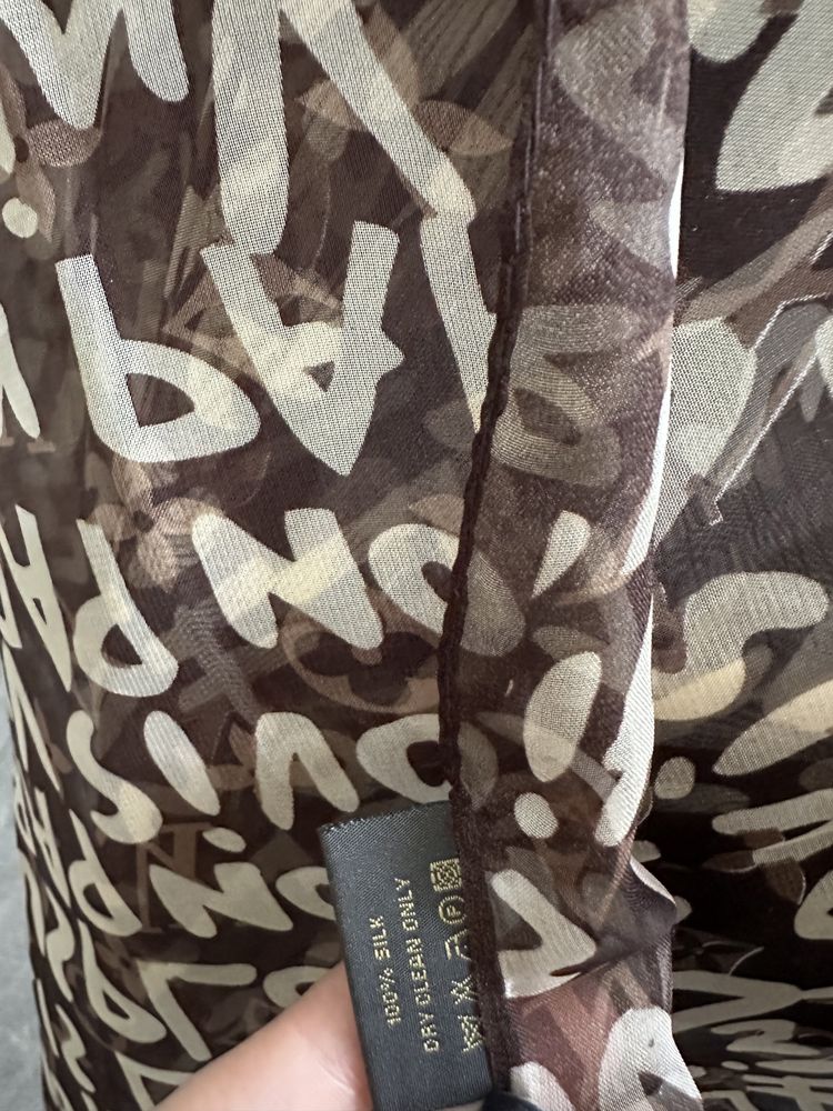 Монограмний шарф Louis Vuitton оригінал Stephen Sprouse Graffiti