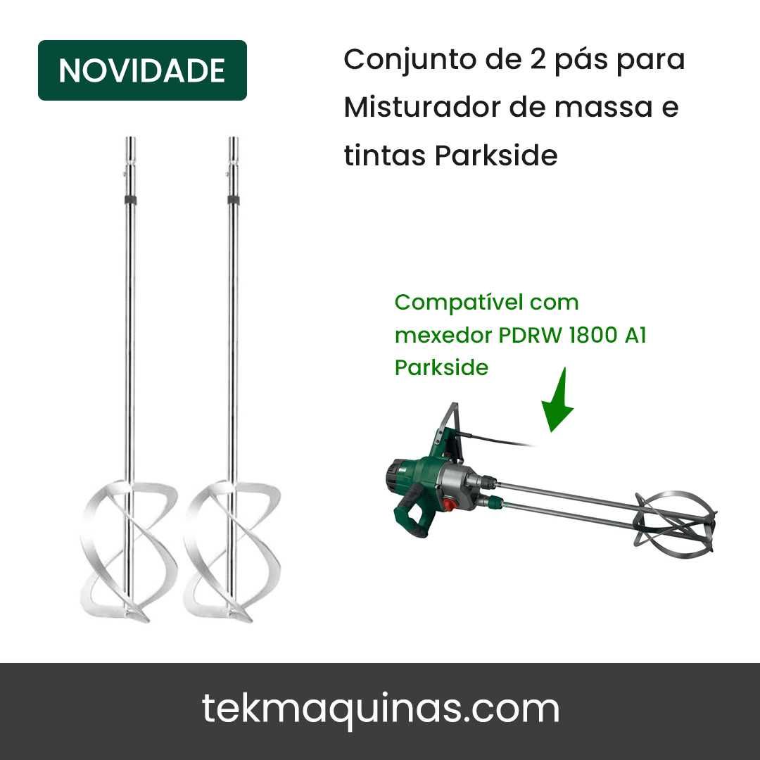 Conjunto de 2 pás para Misturador de massa e tintas Parkside