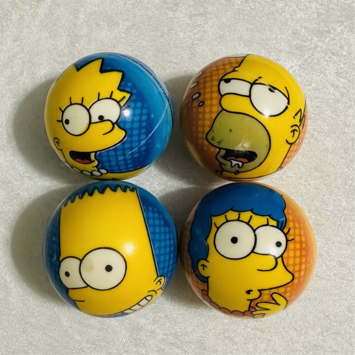 Колекційні раритетні гумові кульки UNICE The Simpsons Сімпсони 2000s