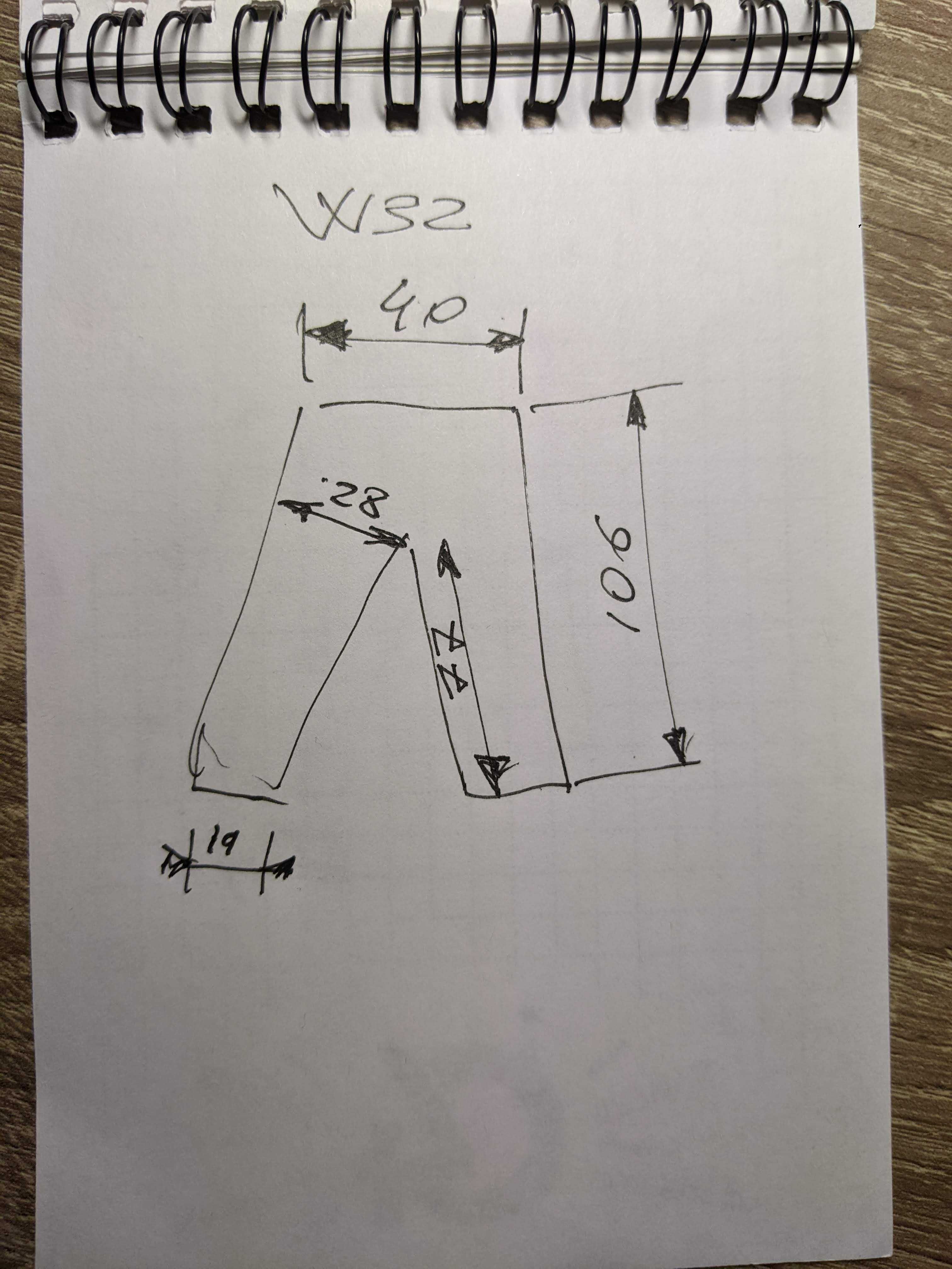 Штани casual chinos коричневі W32 нові