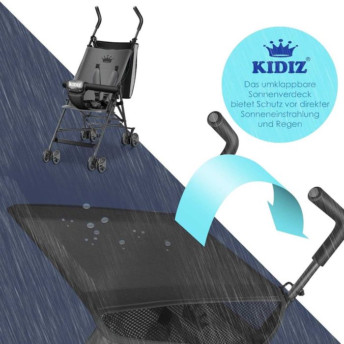 Nowy wózek dziecięcy City Buggy / sportowy/ KIDIZ / koła 360 !4221!