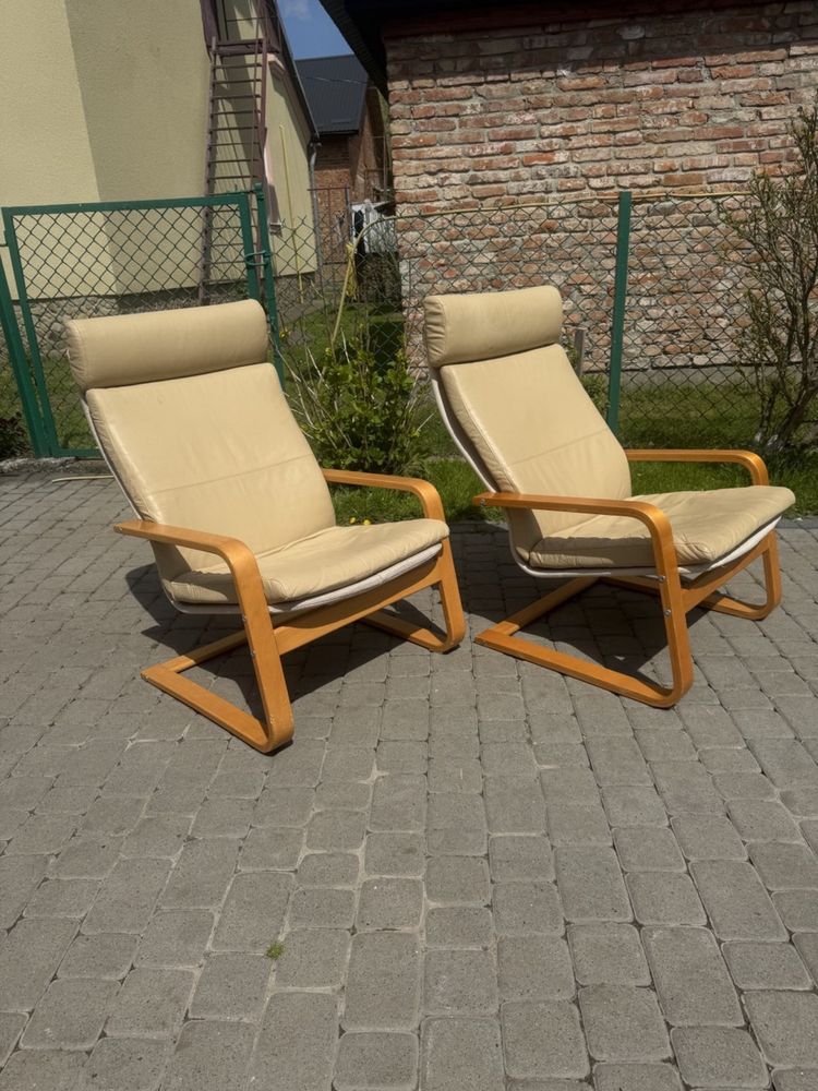 Крісло Ikea шкіряне крісло качалка крісло для відпочинку