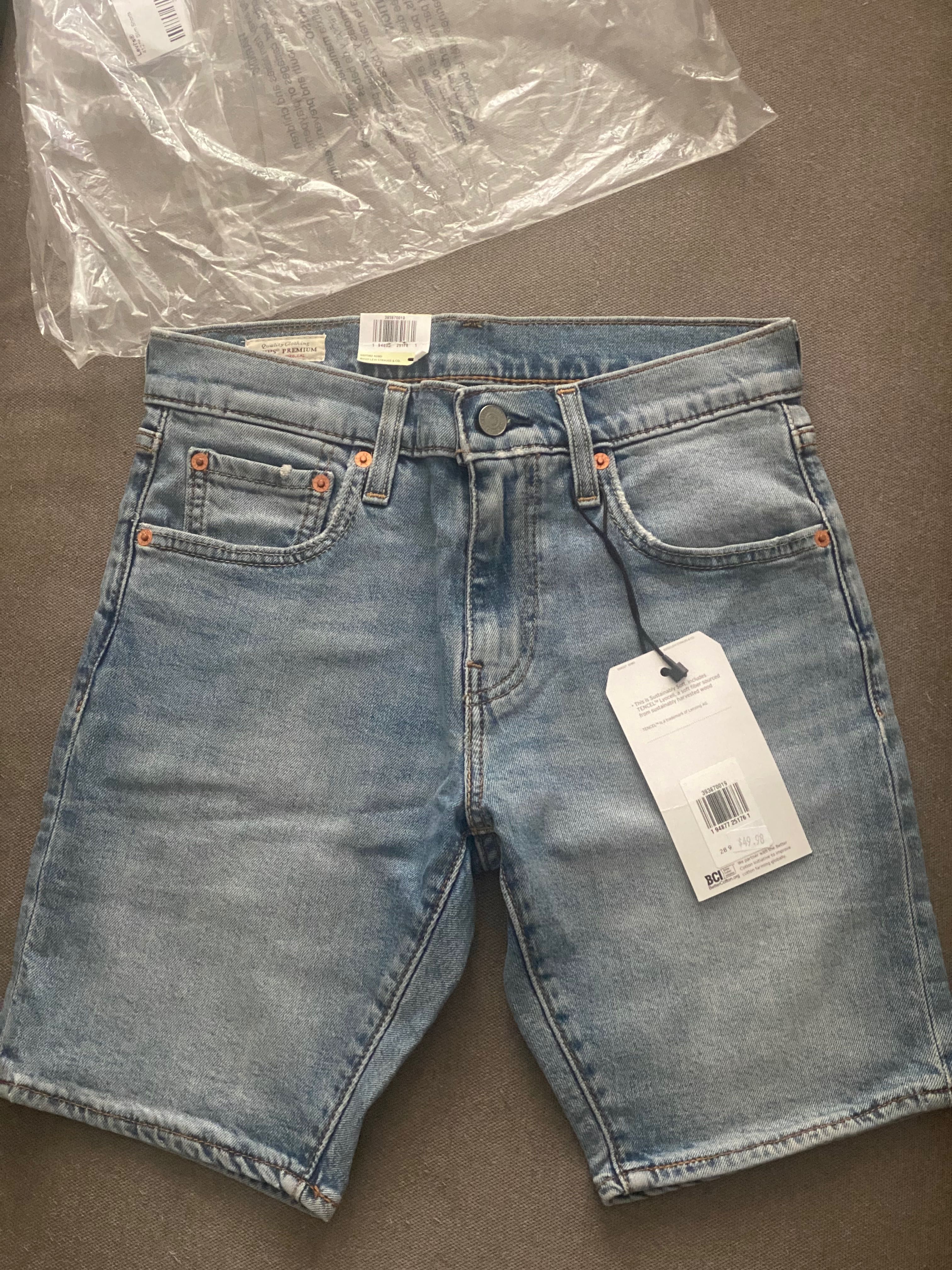 Шорти Levi’s Premium Flex Оригінал 100% 412 Slim Short