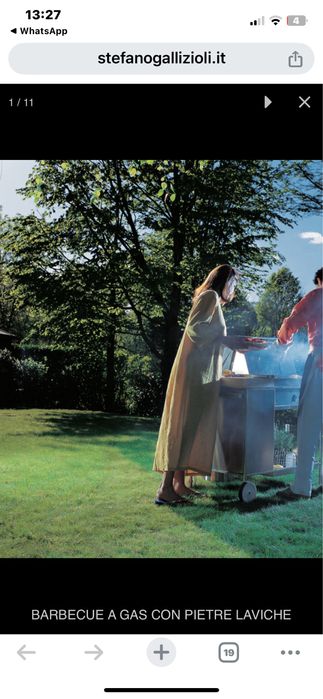 BARBECUE BBQ02 da marca CORO.Italy design de Stefano Gallizioli 2000