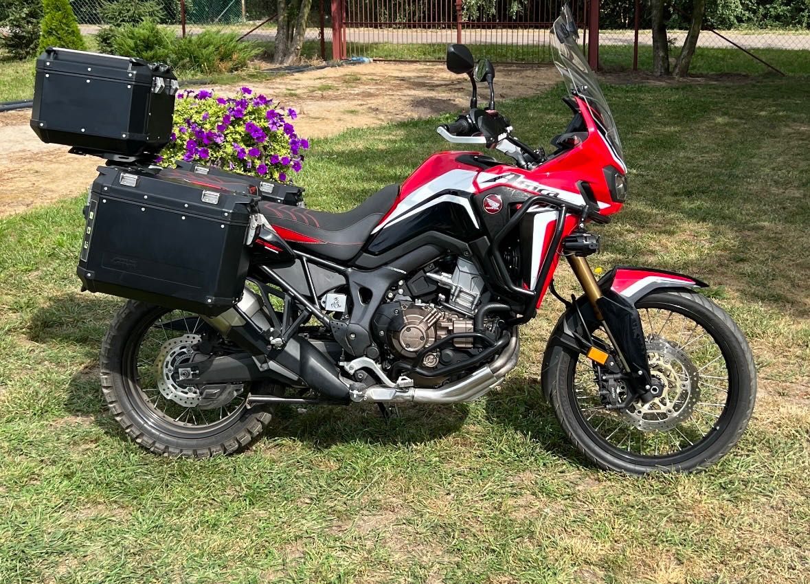 Honda 2019 CRF1000 lift Africa Twin DCT kufry GIVI TrekkerOutback full