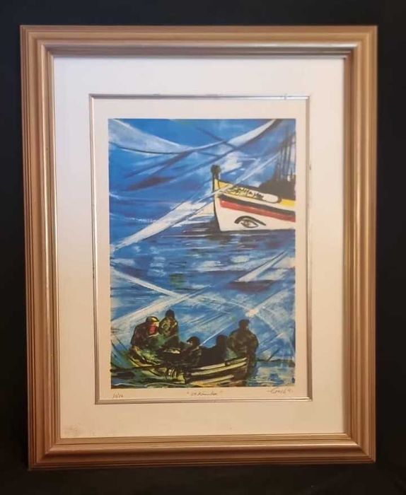 Serigrafia - Ernesto Neves - Em Sesimbra