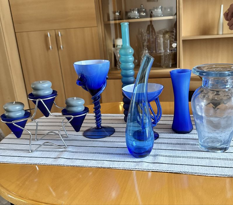 Zestaw szklanych ozdob