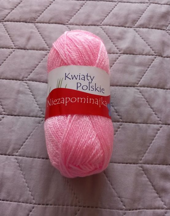 Włóczka 100% akryl różowa