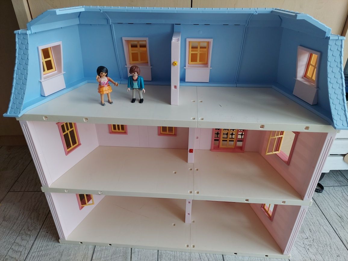 Playmobil 5303 romantyczny domek dla lalek dzwonek dodatkowe ściany