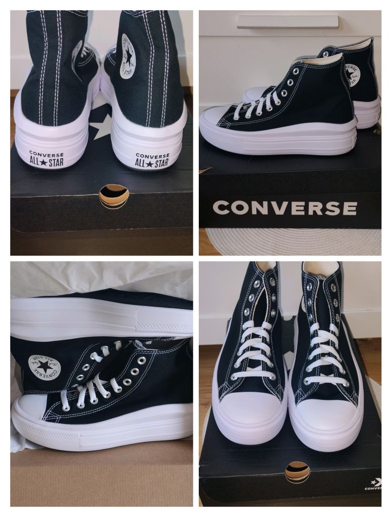 Converse czarne 40