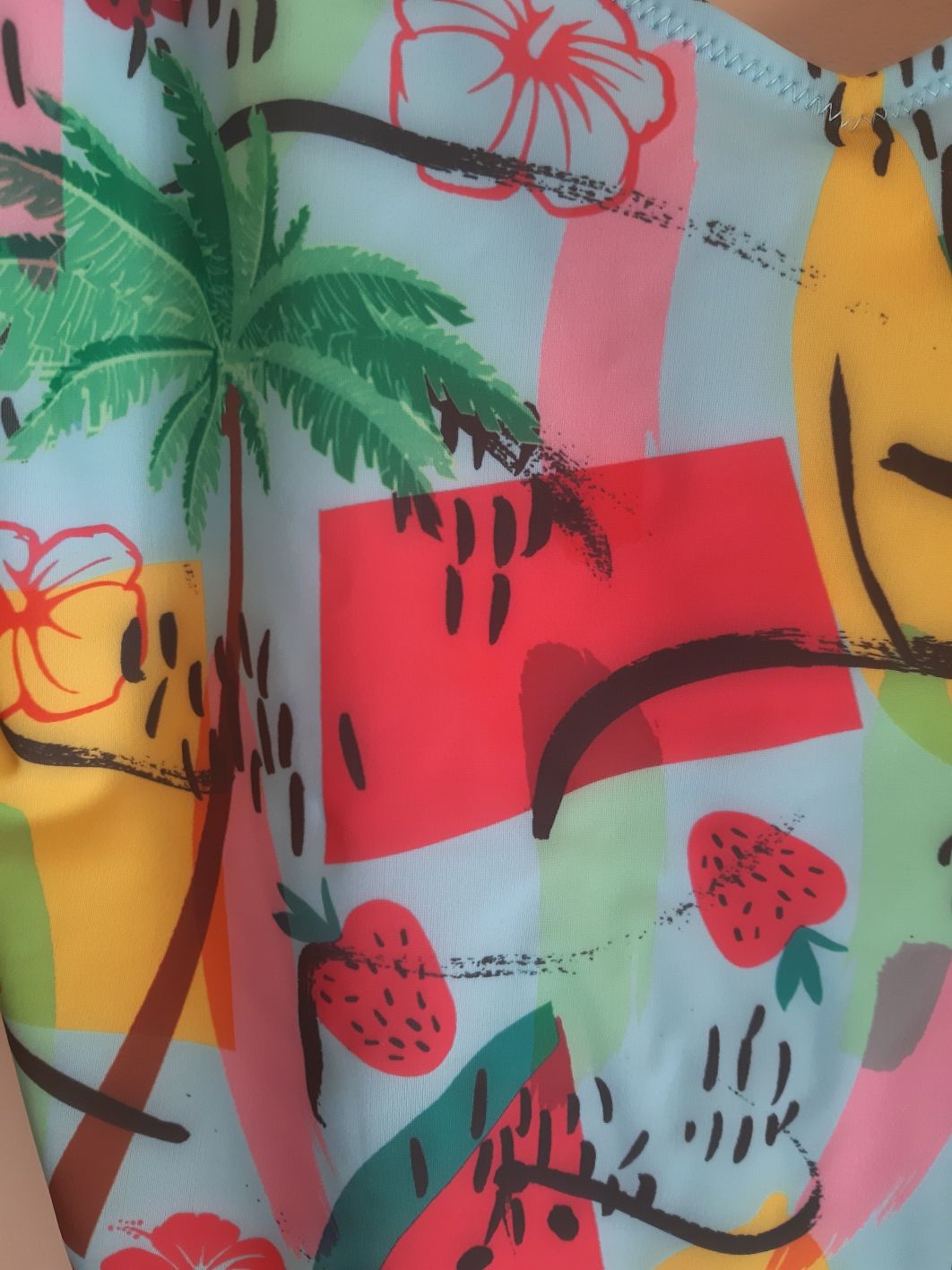 Kostium Zara L jednoczęściowy Woman owoce  calzedonia nowy metki owoce