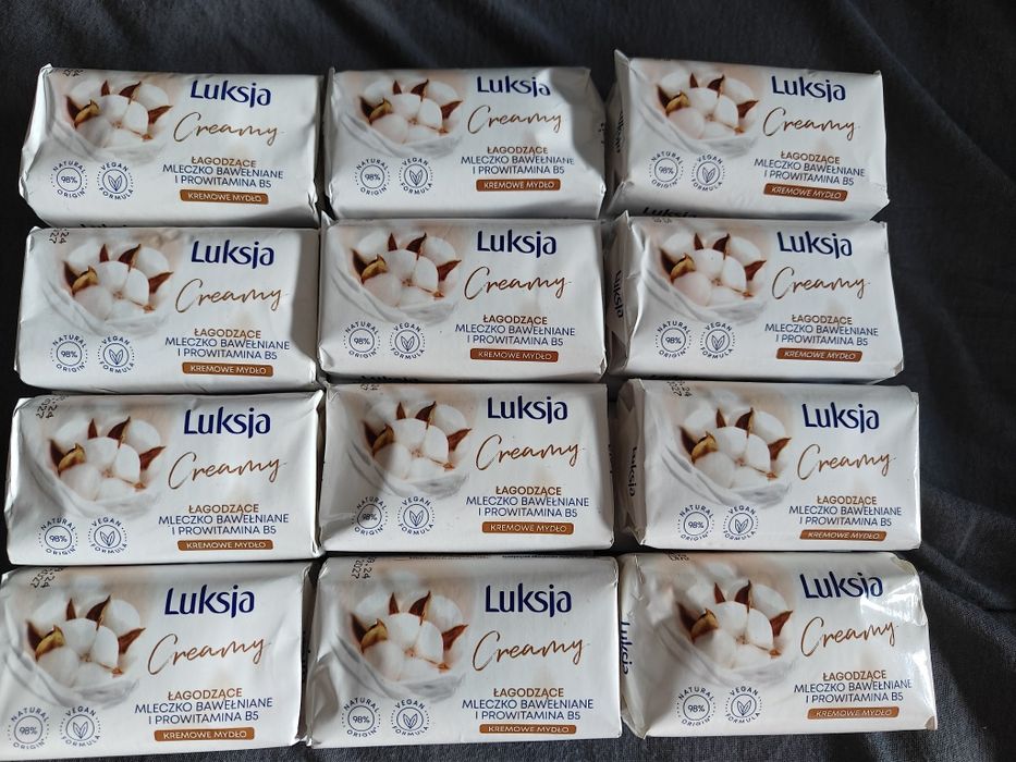 Mydło Luksja Creamy łagodzące mleczko bawelniane i prowitamina B5