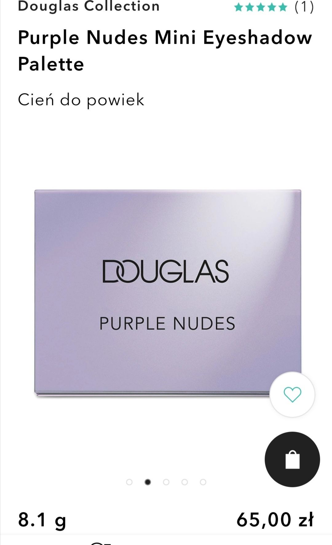 Cienie, cień do powiek Douglas PURPLE NUDES