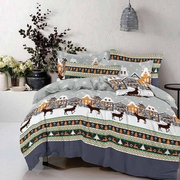 Новорічна постільна білизна , бязь голд люкс