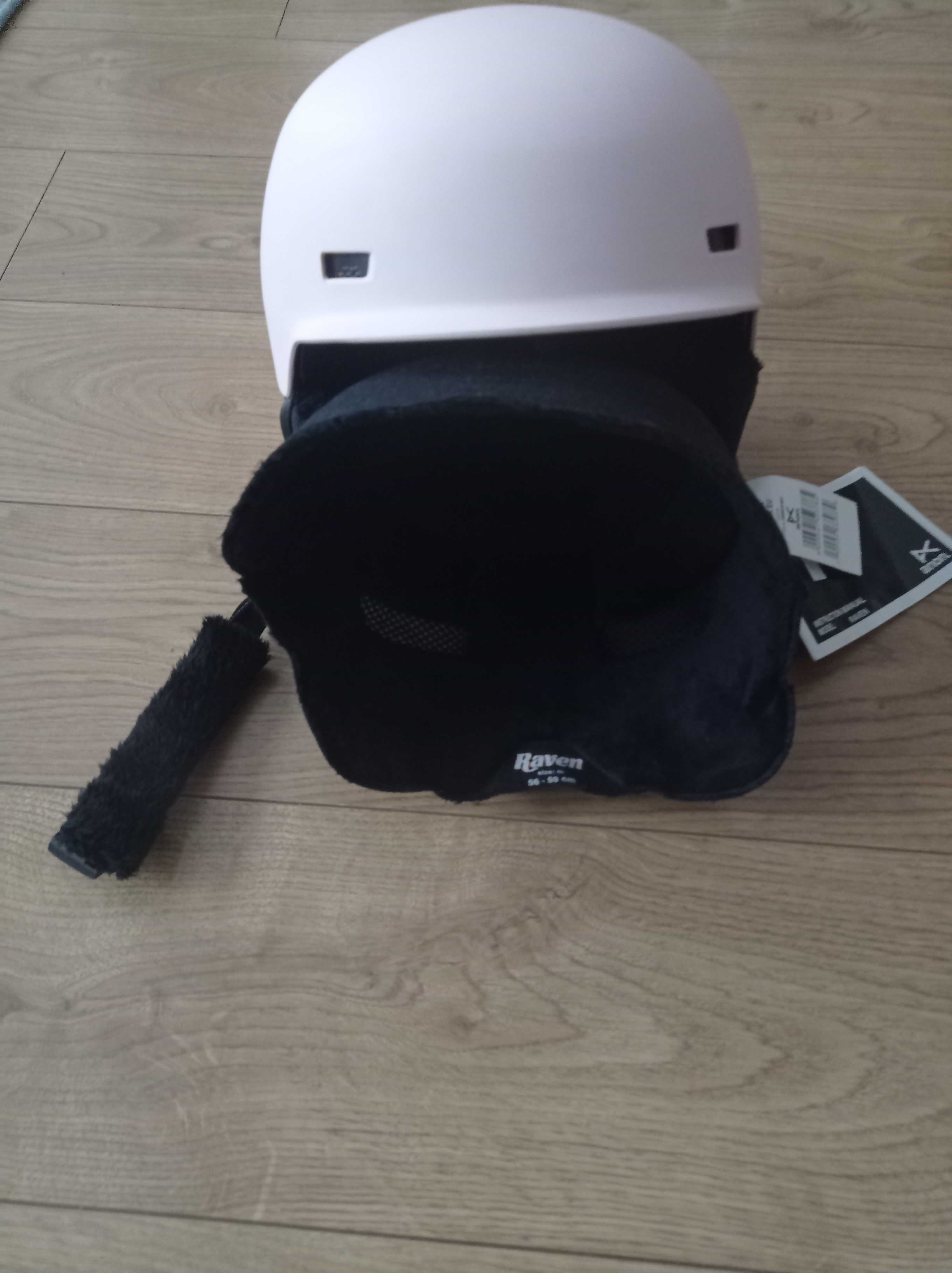 Nowy kask ciepły narciarski anon Raven pink rozmiar S narty snowboard