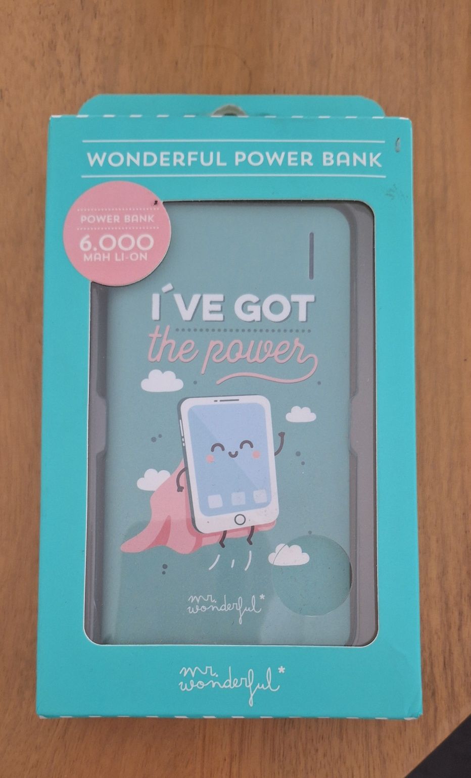 Powerbank Mr. Wonderful -entrega em mão