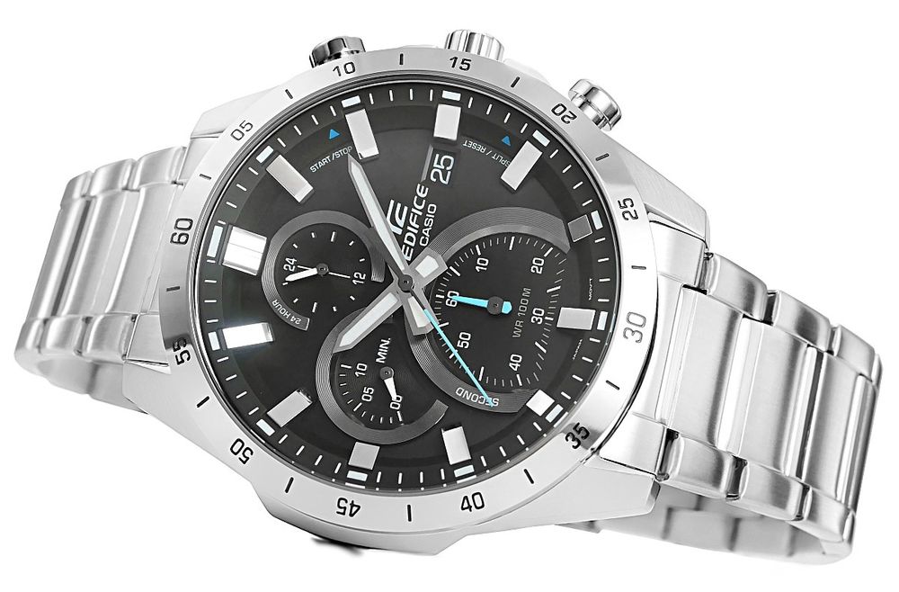 zegarek męski casio edifice efr-571d-1avuef 10 bar + box