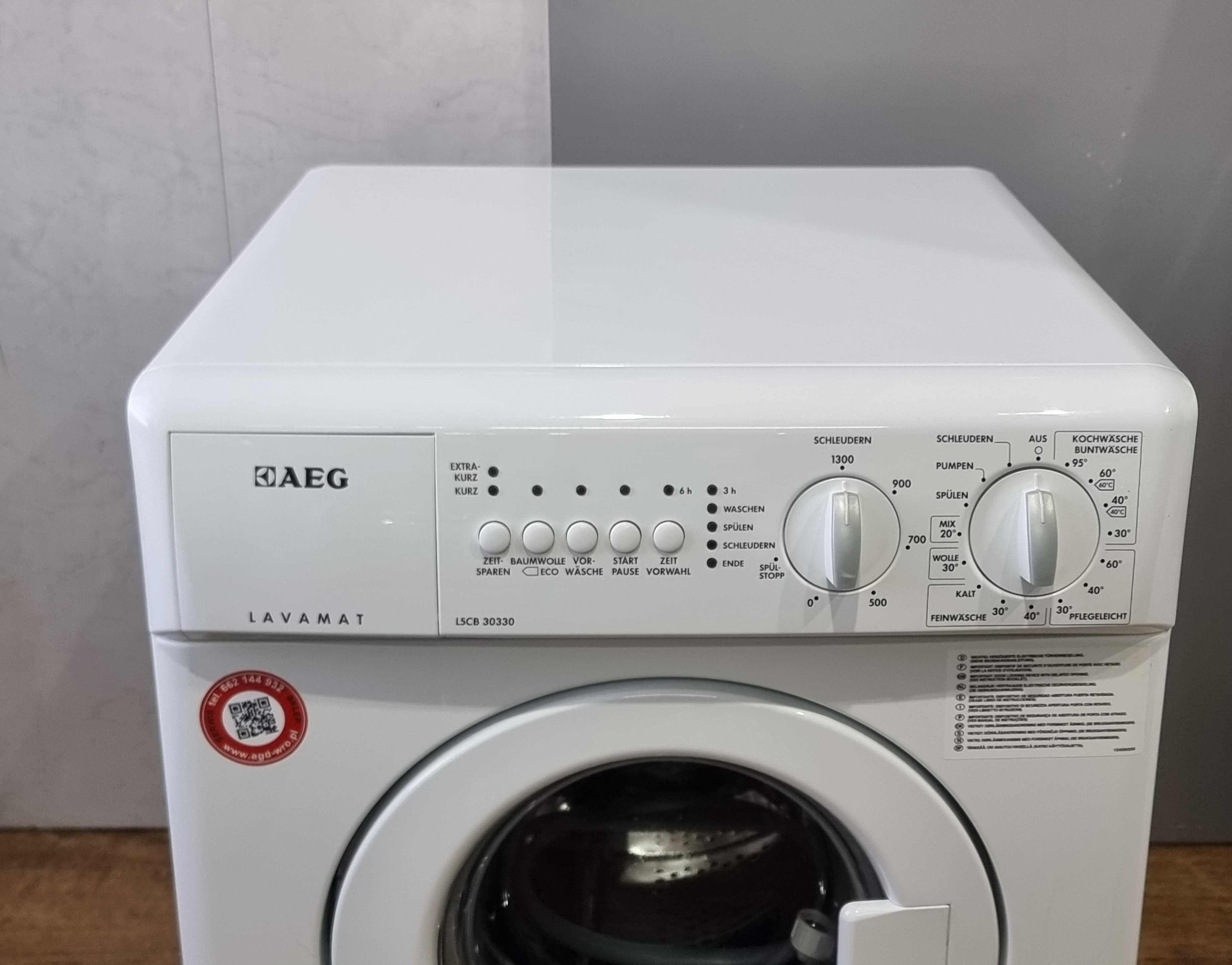 Pralka kompaktowa AEG Lavamat  L5CB 30330, 3kg, 1300obr/min, szer.50cm