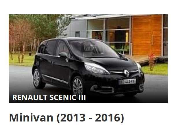 Półka bagażnika Renault Scenic III 3 Lift roleta bagażnika 13-2