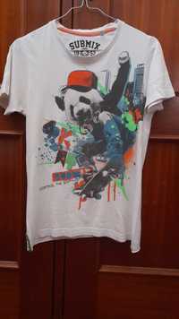 tshirt de um urso a andar de skate