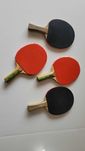 Raquetes de ping pong