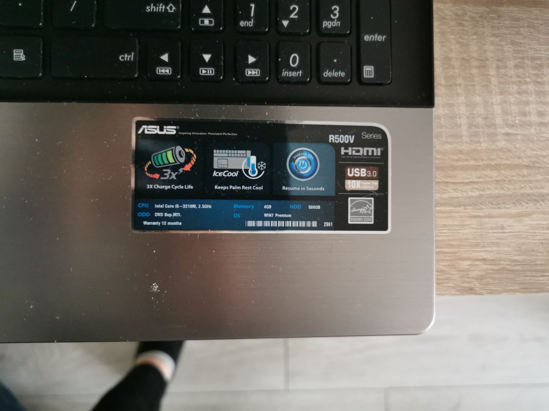 Laptop Asus i5 Windows 10