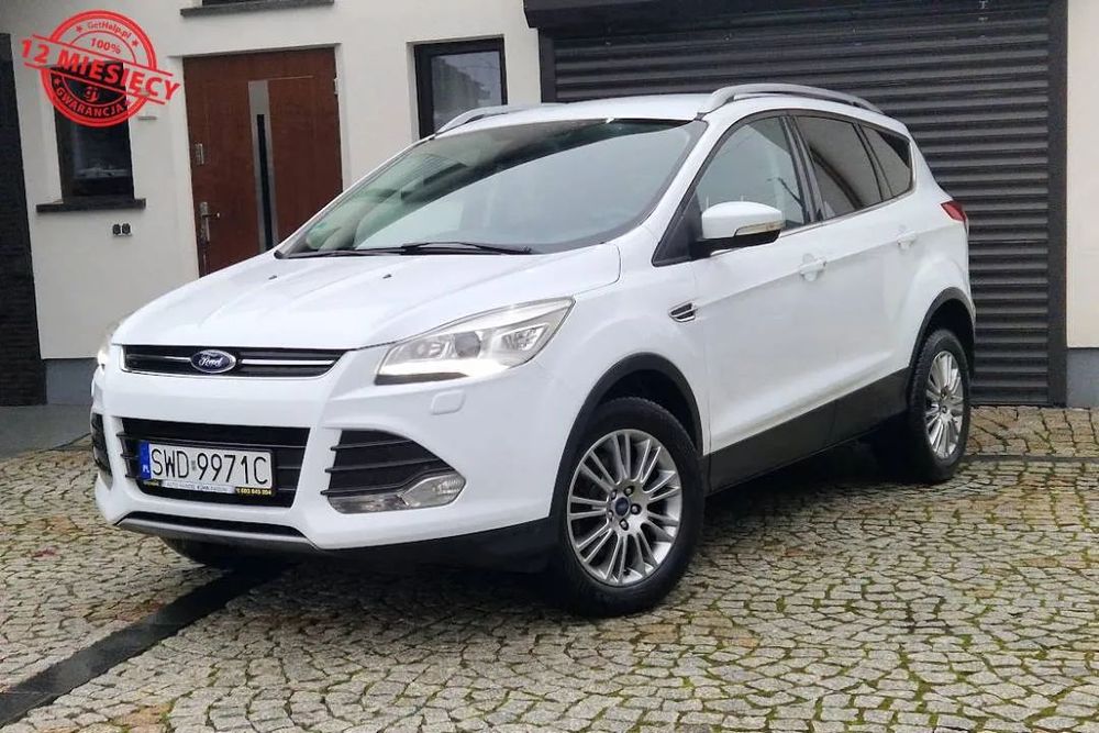 Ford Kuga TITANIUM 4x4, Alu, BEZWYPADKOWY, ROK Gwarancji, Zamiana