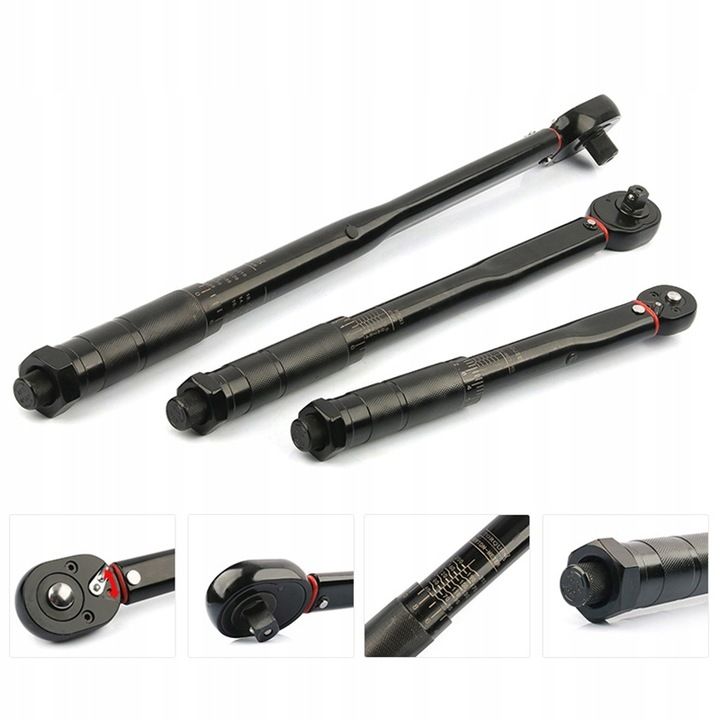 Klucz Dynamometryczny Z Blokadą Blokada 3/8 " 19-110nm Dwukierunkowy Z