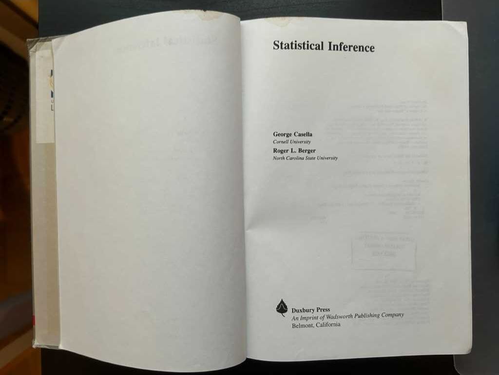 Statistical Inference - George Casella, Roger L. Berger - 1ª Edição