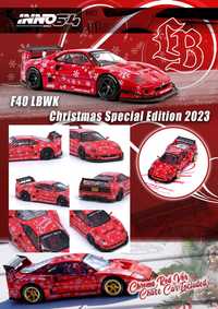 LBWK F40 XMAS 2023 Special Edition Red Velvet Inno64 1:64