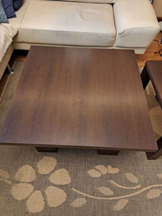 Stolik kawowy i pomocnik wenge