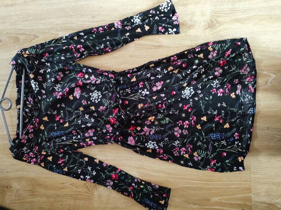 Sukienka w kwiaty, kwiatowy wzór, Boho