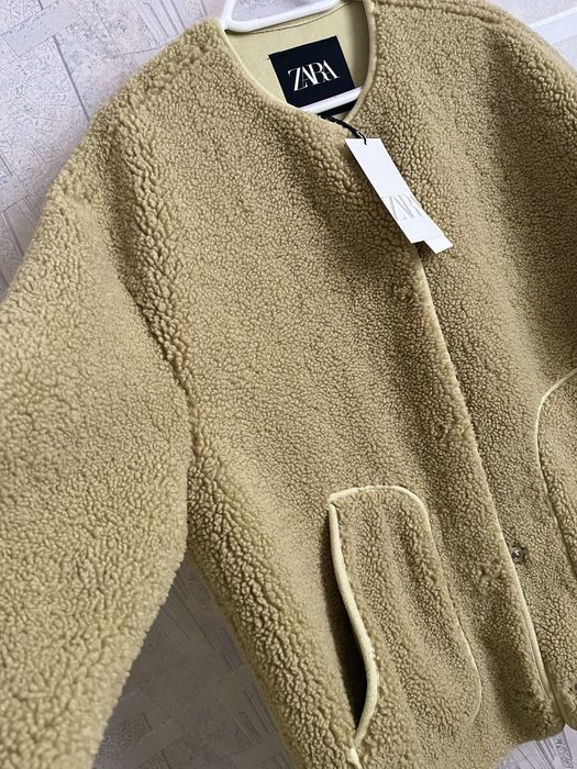 Нова куртка тедді, коротка шубка ZARA р. М/L