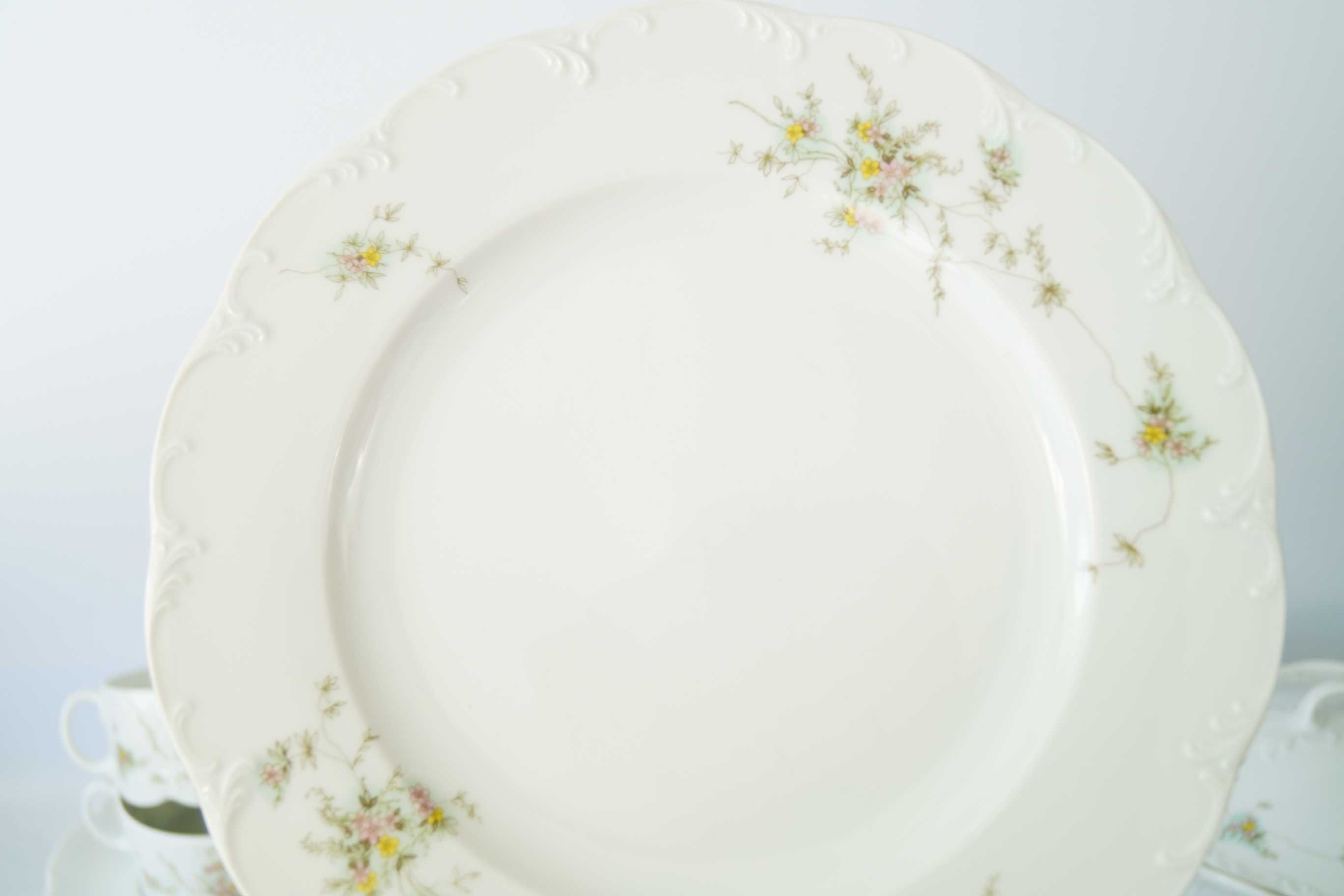 Rosenthal Monbijou Grune Ranke serwis obiadowy 8-12 os bulionówki