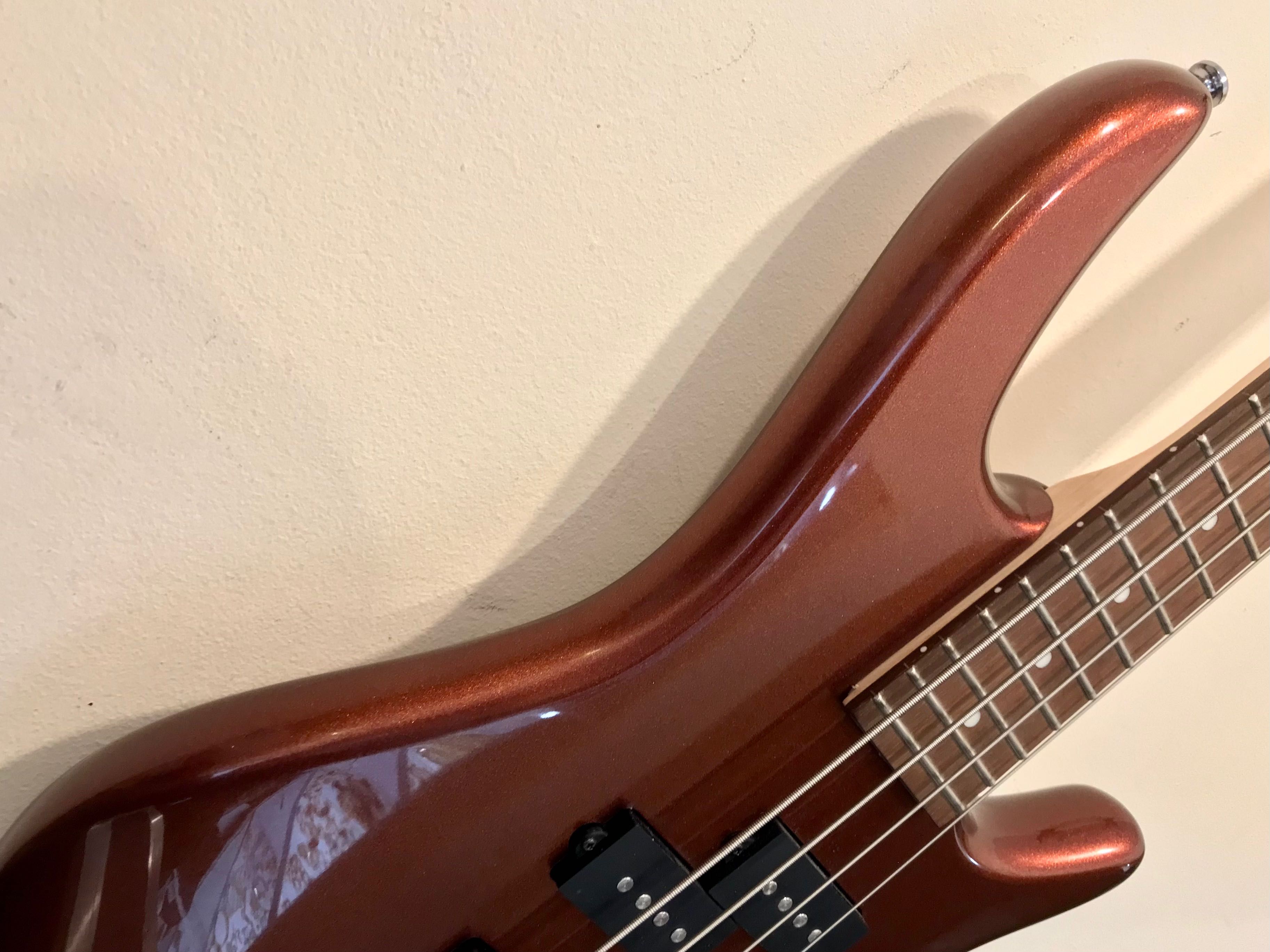 IBANEZ GSRM20 Root Beer Metallic Gio Mikro Gitara BASOWA jak NOWA pokr