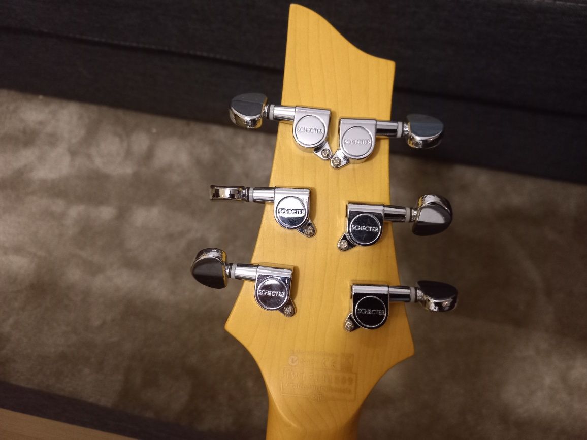 Gitara elektryczna schecter c-6 plus Charcoal Burst diamond series