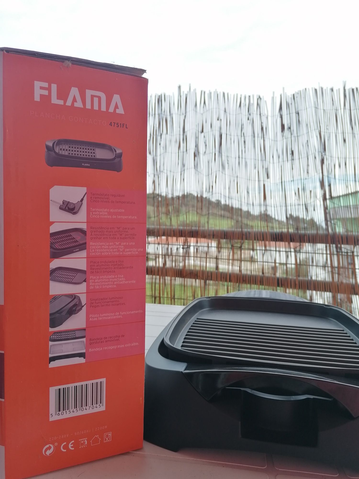 Grelhador Flama 2200w como novo