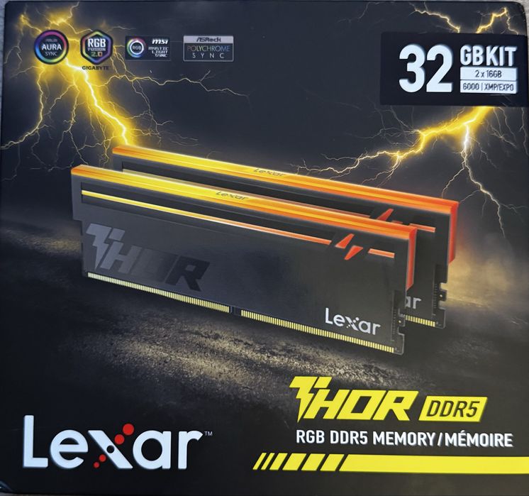 LEXAR THOR RGB Gen II 32G (16GBx2) DDR5 6000