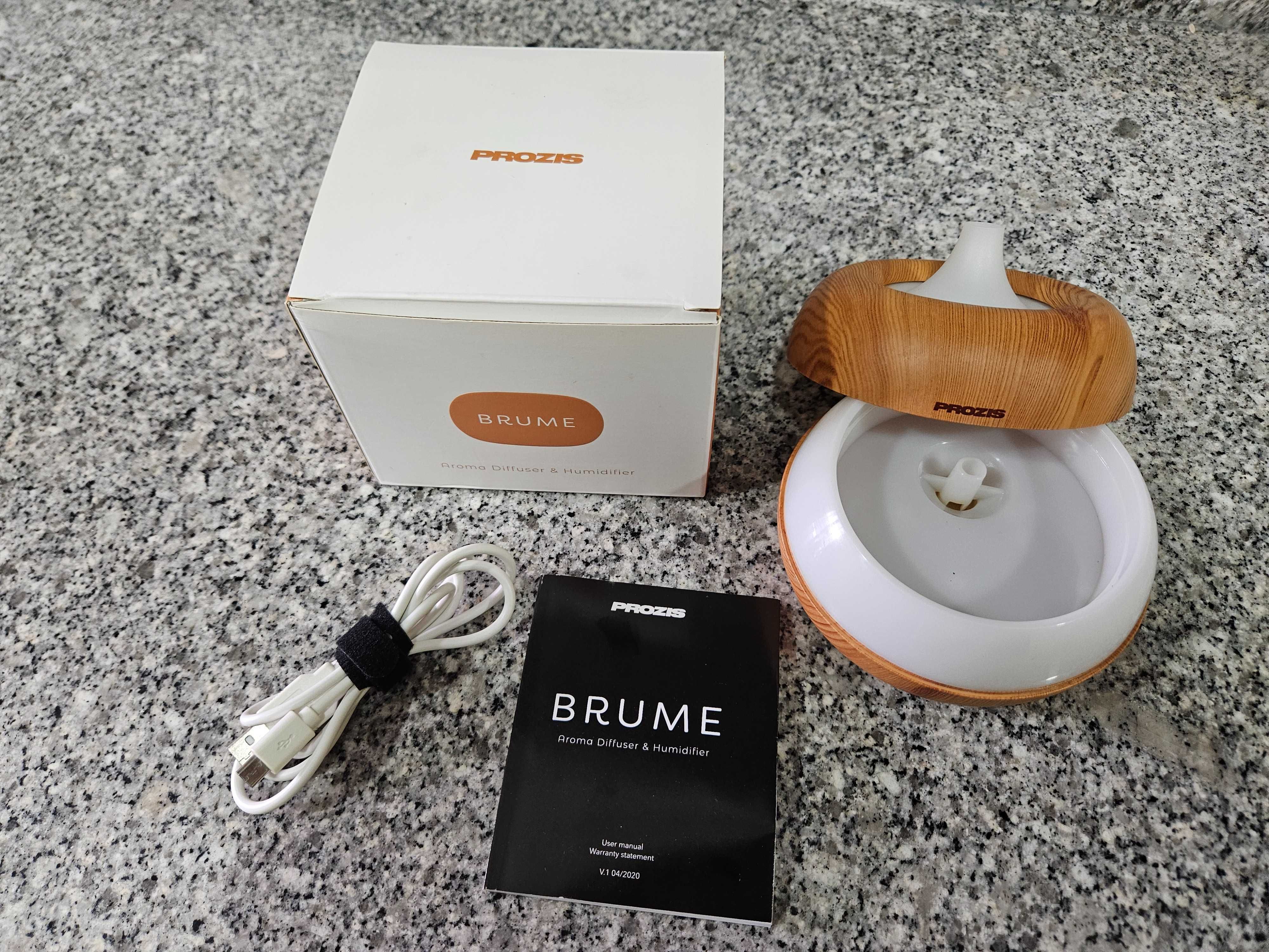 Humidificador e Difusor aromas Prozis Brume