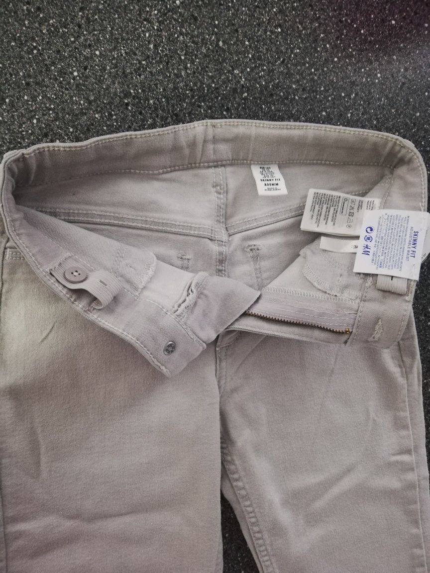 NOWE Spodnie jeans H&M r 140