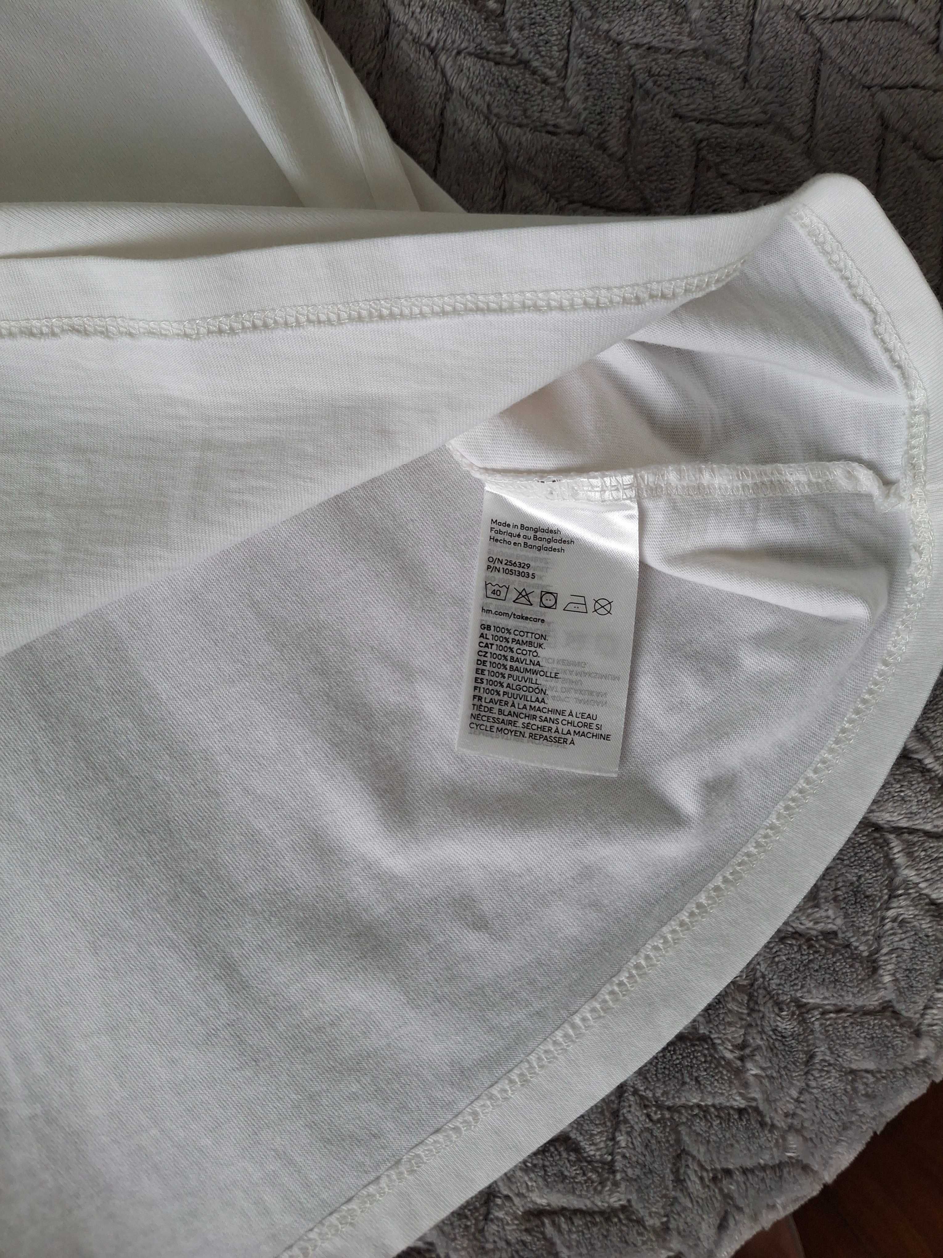 t-shirt  r.134/140 H&M tęcza