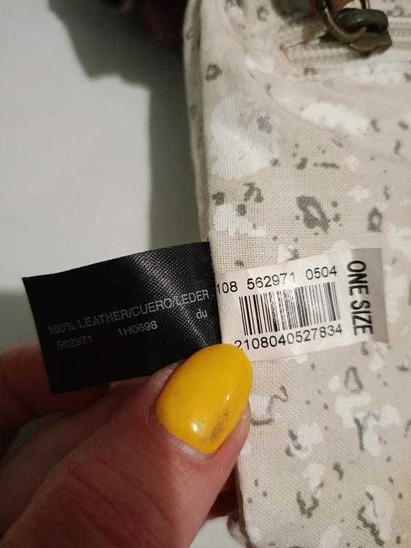 Шкіряна сумка River Island коричневого кольору