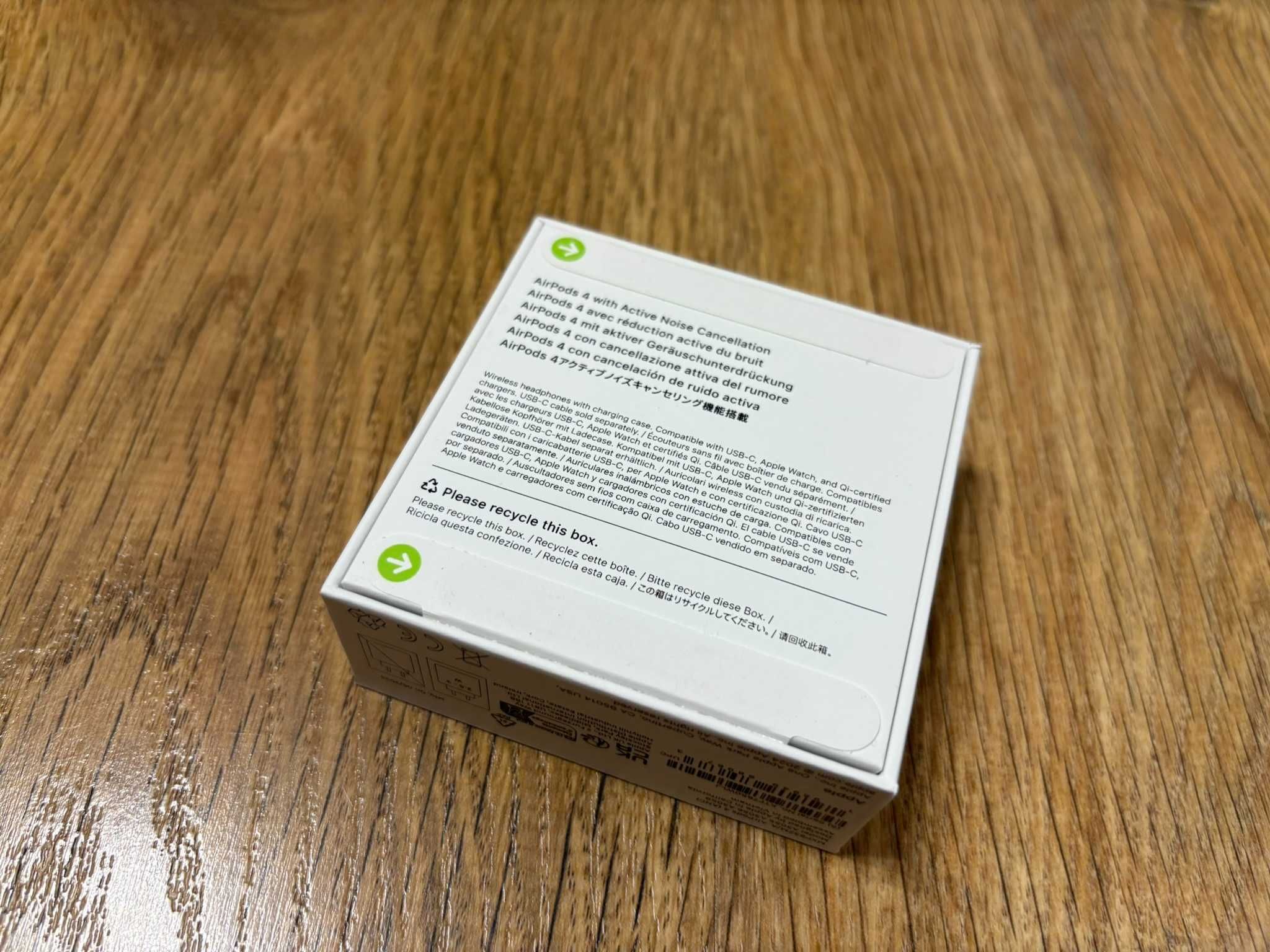 Słuchawki Apple AirPods 4 ANC, nowe, faktura, aktywna redukcja hałasu