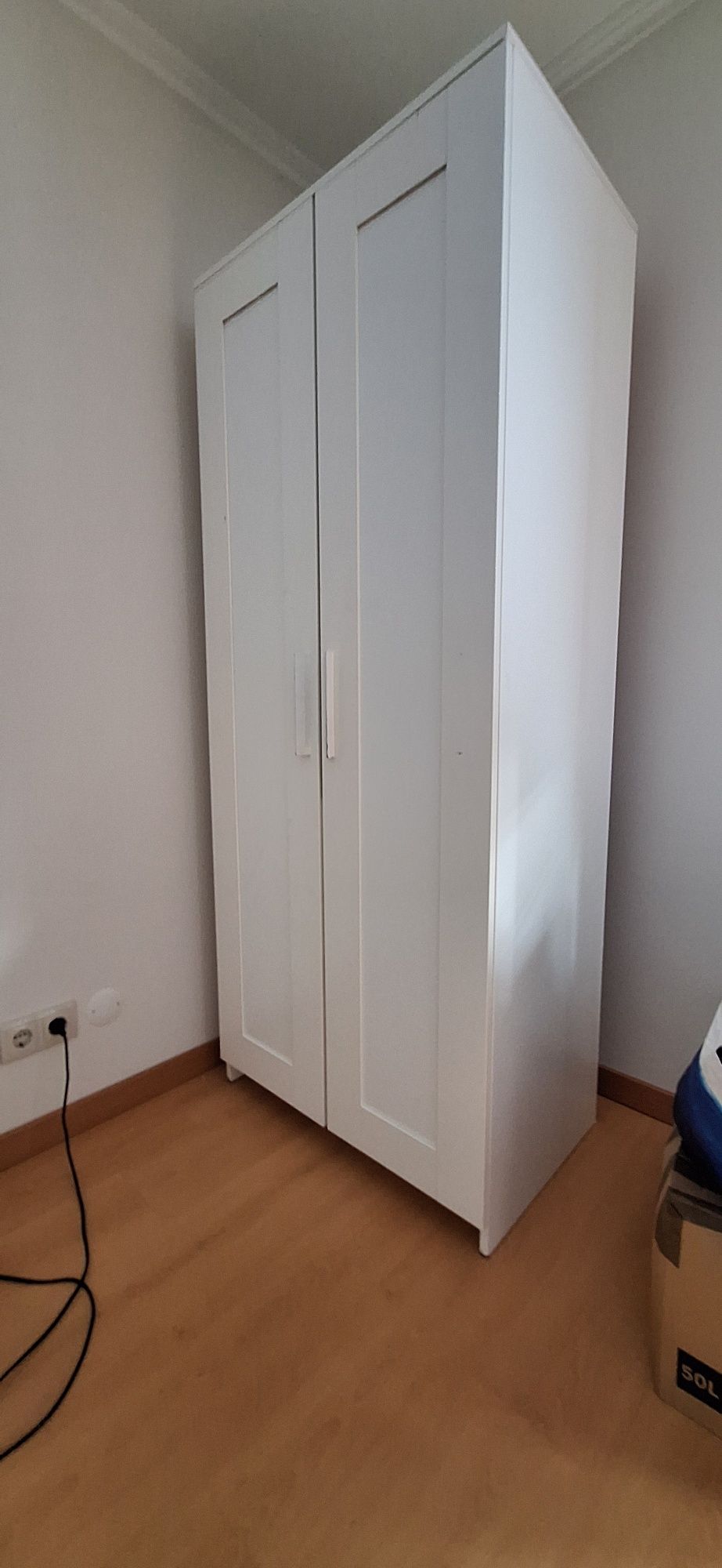 Roupeiro Branco Ikea - Brimnes - COMO NOVO