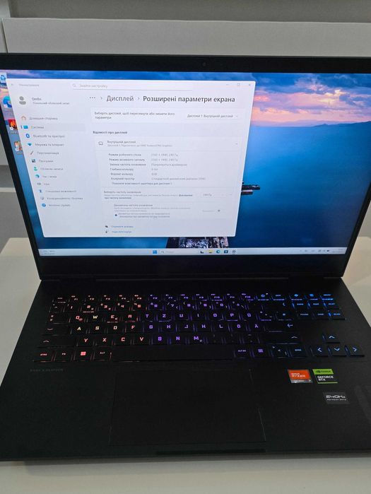 Топовий ігровий ноутбук HP OMEN 16 , ryzen,  rtx 4070, ssd, ddr5