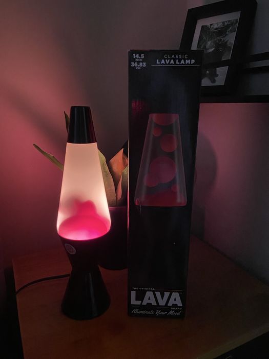 Candeeiro de Lava / Lâmpada de Lava - Novo, com caixa